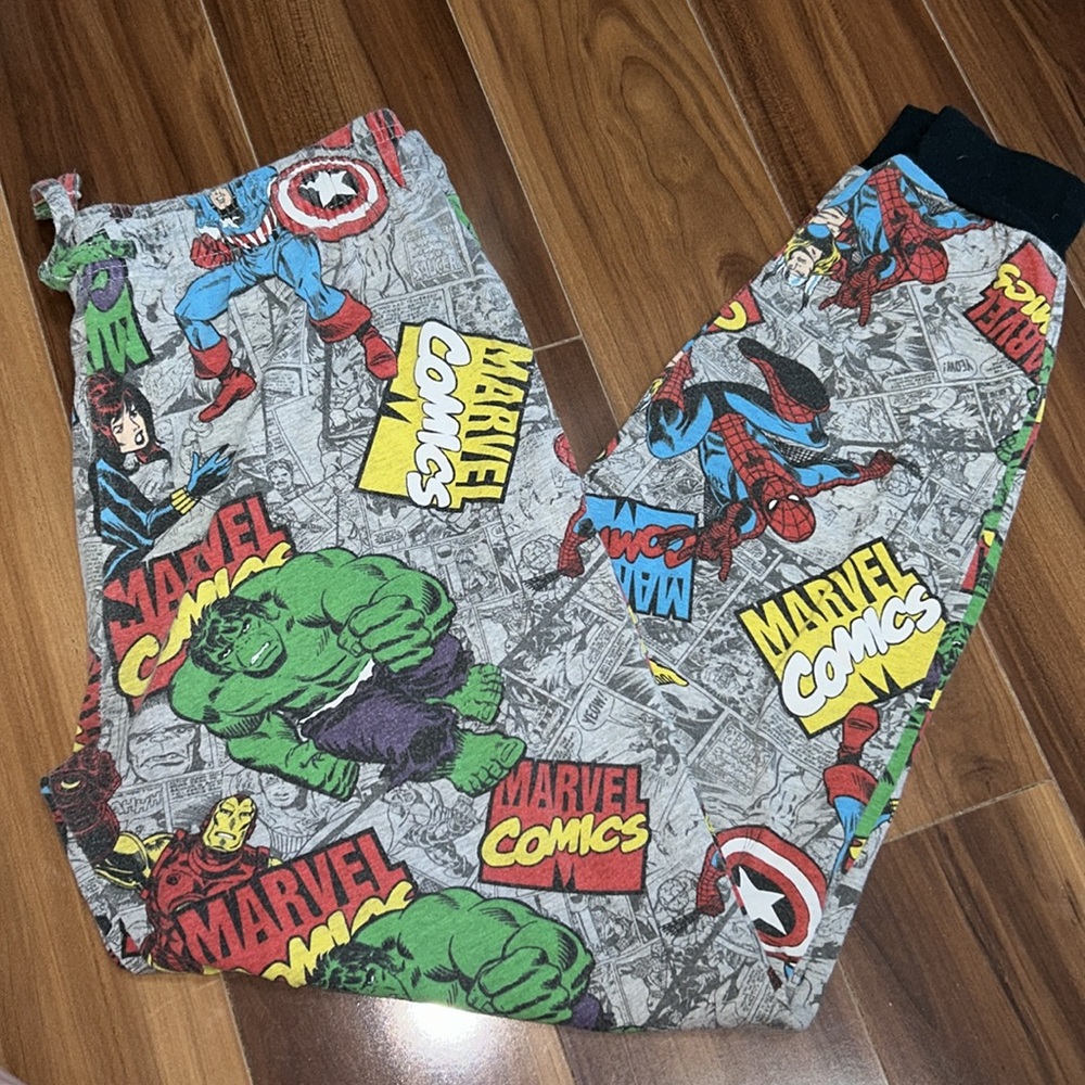 Small Marvel pajama pants joggers unisex